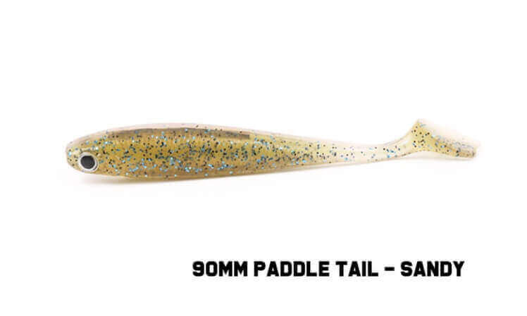 Maxcatch soft plastics paddle tail lure - 90mm